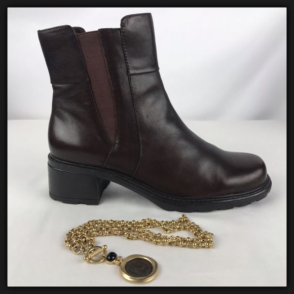 Covington Shoes - Covington “Daley” Brn Leather Ankle Boots Sz 8 1/2
